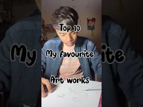 Top 10 my favourite art works ✍️ #shorts #shortsart #drawing #ashortaday #sketch #favourite #art