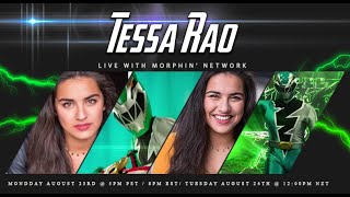 Tessa Rao (Green Dino Fury Ranger) Live Stream Interview video