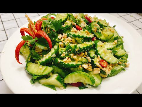 Nộm dưa chuột giòn, ngon, thanh mát ngon tuyệt với cách làm đơn giản