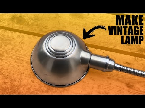 Turn an industrial lamp into a vintage lamp for the home - Restoration