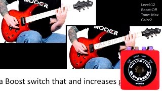 Video thumbnail for Mooer Spark Distortion pedal DEMO by MooerAudio