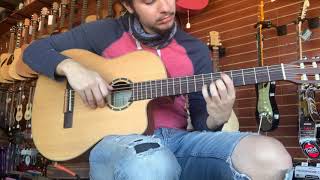 Video thumbnail for Ortega RCE125SN Classical Guitar by Muktown Music Cafe