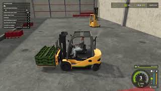 cleaning up the warehouse before we build some more shelfs