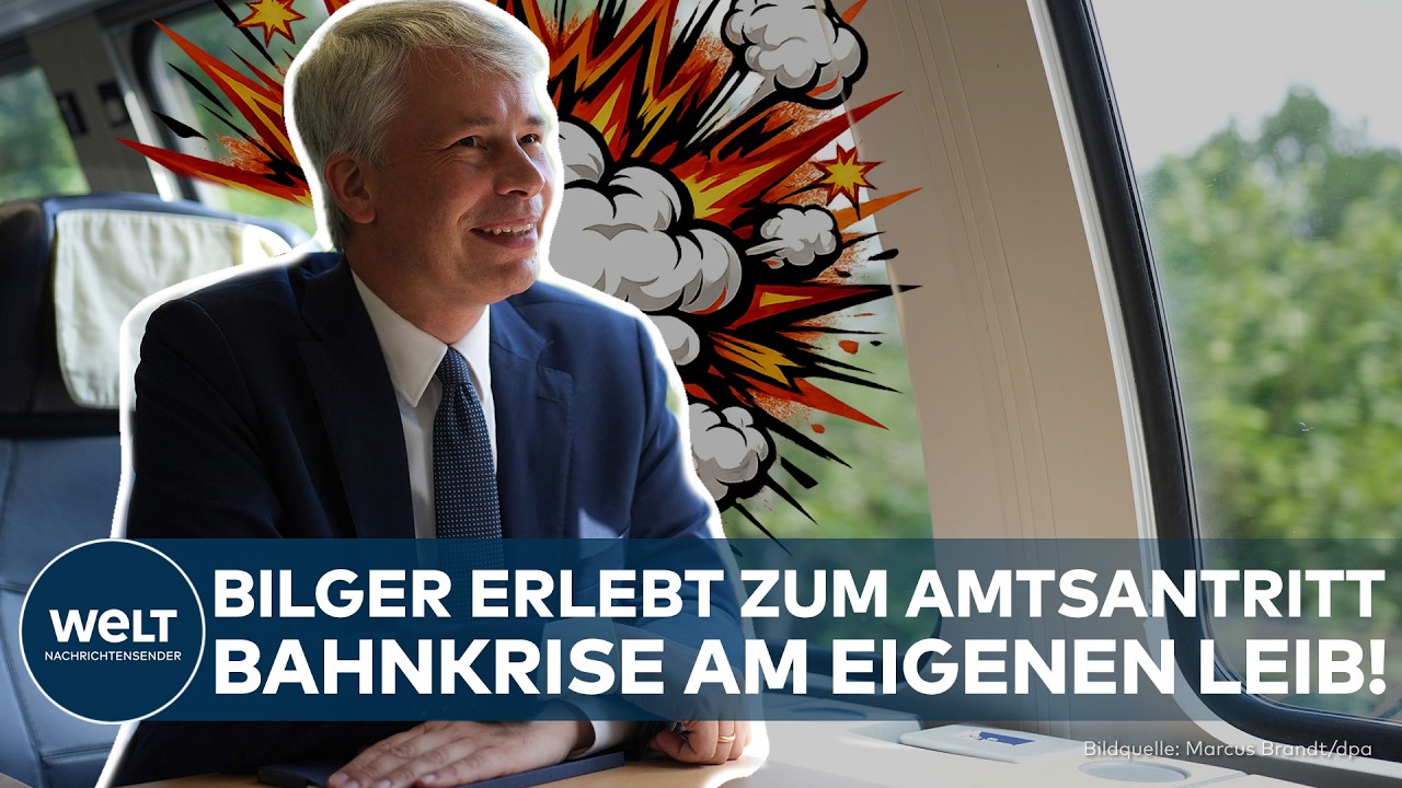 DEUTSCHLAND: Bilgers Bahn-Pannenfahrt! Bahn serviert neuem Verkehrsminister eine Pleitenserie