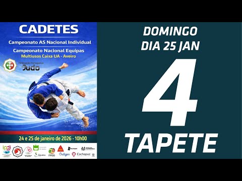 Campeonato Nacional Equipas Cadetes 2026 - Eliminatórias - Tapete 4