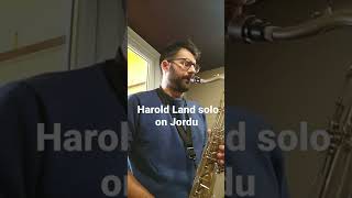 Harold Land solo on Jordu