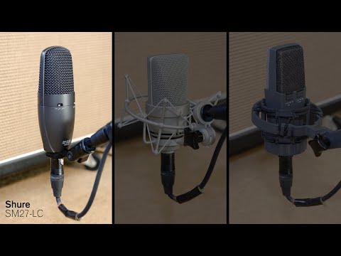 Guitar Recording - Mic Comparison - Shure SM27-LC vs. AKG C414 B-XLS, Neumann TLM103 & Neumann KM184