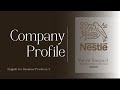 Company Profile PT NESTLE