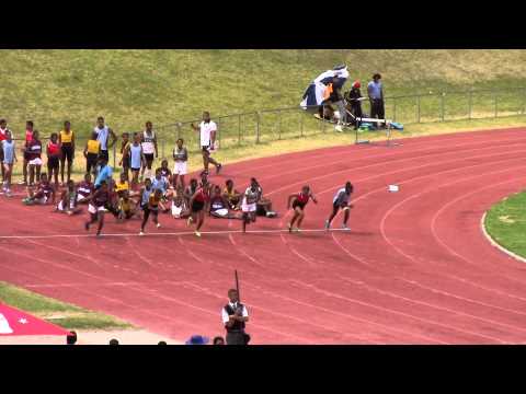 U14 Girls 100 m Heat1, Northern Zone Section A 19 February 2015