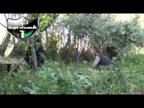 تصدي لواء شهداء دوما لهجوم قوات النظام على مدينة دوما في ريف دمشق