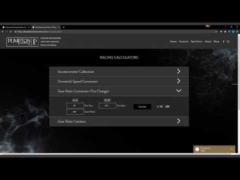 Determining New Gear Ratio based on Tire Diameter Change