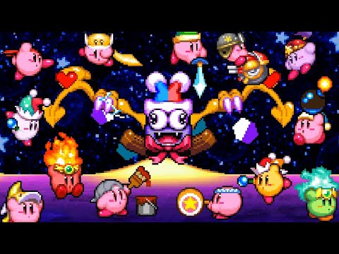 Kirby Super Star Ultra - All Copy Abilities Vs Marx
