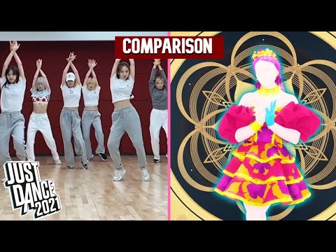 Just Dance 2021 VS. Dance Choreography Comparison - Feel Special - TWICE