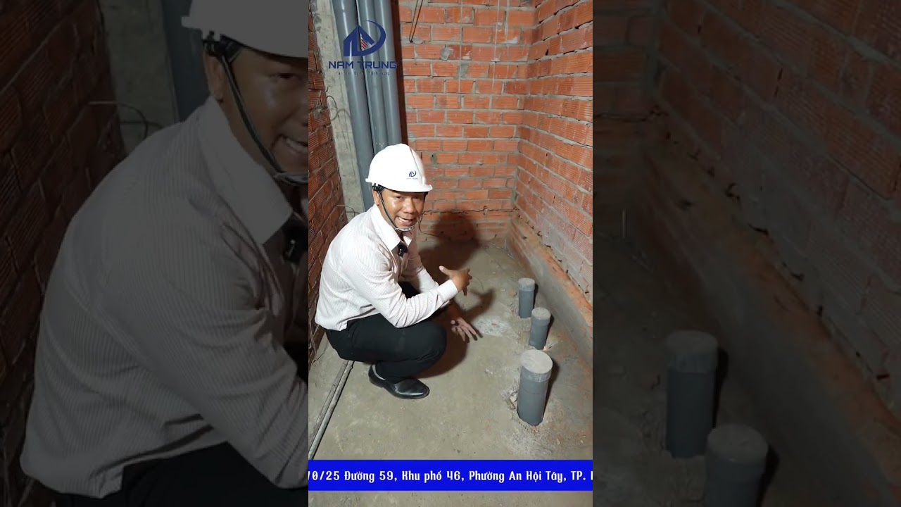 Quá trình thi công phần thô nhà phố 4 tầng 4×12.5m2 Anh Tân – Vật liệu mà Nam Trung sử dụng khi xây nhà là gì ?