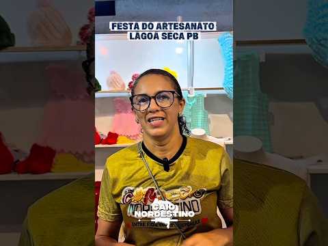 Salão de artesanato em lagoa seca #nordeste #paraiba #artesanato #lagoaseca