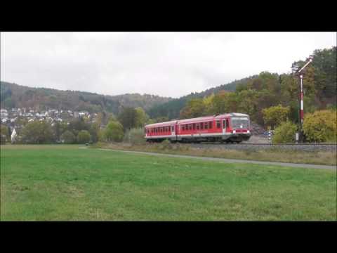 BR 628 und mehr auf Hessens Nebenbahnen! +HLB 629 VT72 (629 072)