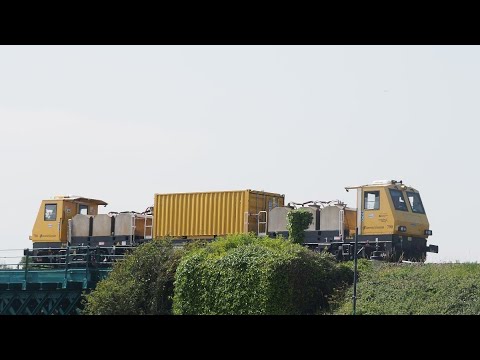 Irish Rail MPV 790 Weedsprayer - Laytown Station. (18/7/22)