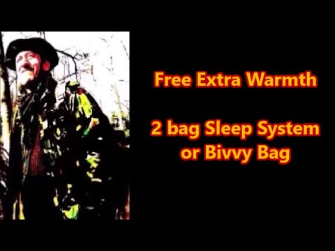 DRAFT FREE WARMER SLEEP SYSTEM. military sleep system/bivvy-bag...bexbugoutsurvivor