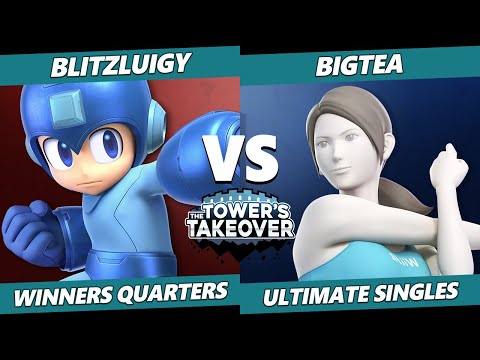 Tower's Takeover 18 Winners Quarters - BigTea (Wii Fit) Vs. BlitzLuigy (Mega Man) SSBU Ultimate