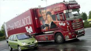 Chris Moyles Lorry Driver (womanizer parody) with scania pictures