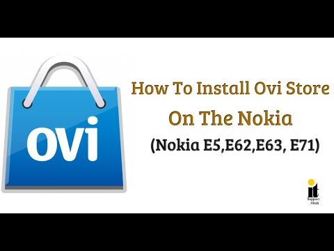 how to open ovi store