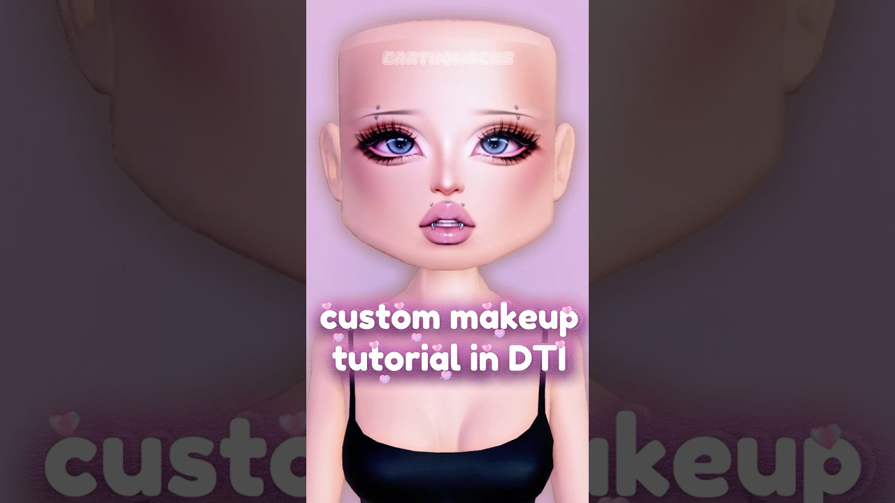 *EASY* Custom Makeup Tutorial in Dress To Impress! || #dresstoimpress #roblox #dti #dtihacks
