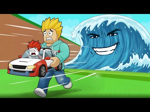 Saving Brainrot Cars From a TSUNAMI in Roblox 🚗🚗