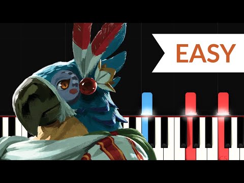Kass' Theme - The Legend of Zelda: Breath of the Wild (EASY Piano Tutorial)