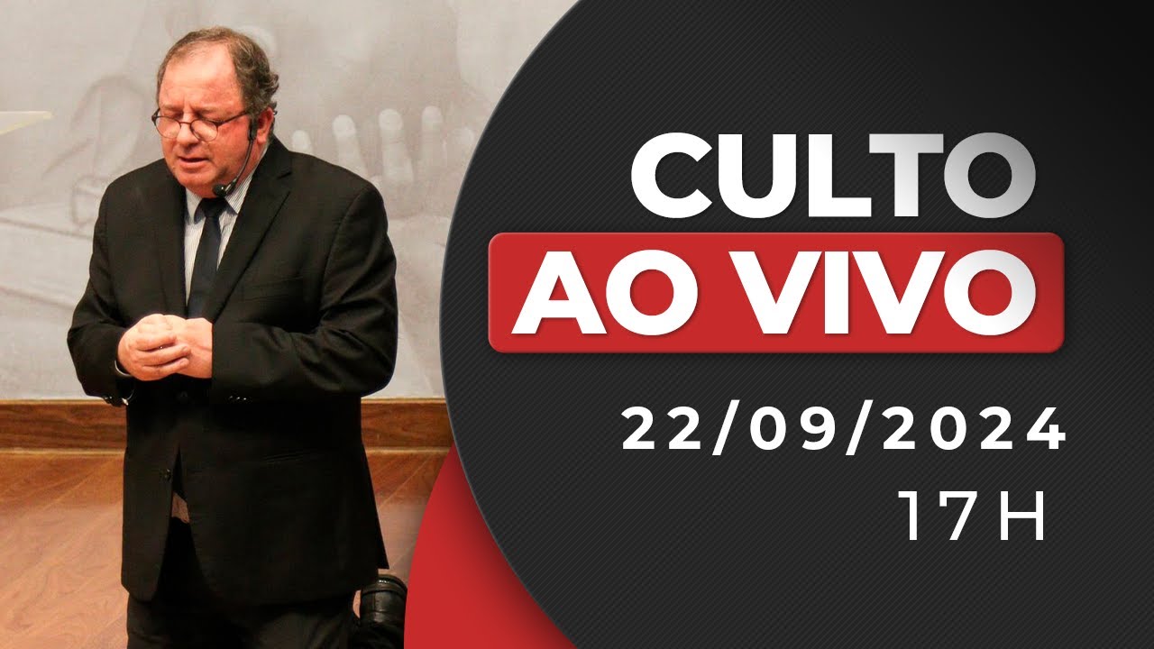 Culto das 17h | 22/09/24 |  AO VIVO - Igreja Presbiteriana de Pinheiros | Pr. Arival Dias Casimiro