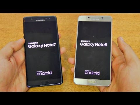 Samsung Galaxy Note 7 vs Note 5 - Speed Test! (4K)