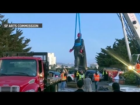Christopher Columbus Statue Removed from Coit Tower in San ...