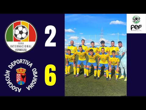 Resumen AD Hispanolusa vs AD Obandina (2-6)