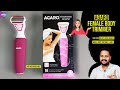 AGARO Female Electric Trimmer Shaver Arms Legs Body Bikini Area Trimmer For Women