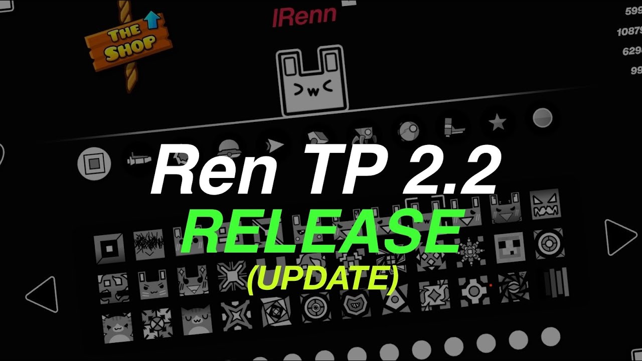 (HIGH & MEDIUM) REN Texture Pack Mix 2.2 RELEASE!!! Geometry Dash 2.207