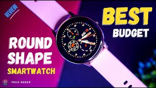 Best Budget Round Shape Smartwatch under £45 | EIVOTOR touch screen fitness & activity tracker 👍⌚️