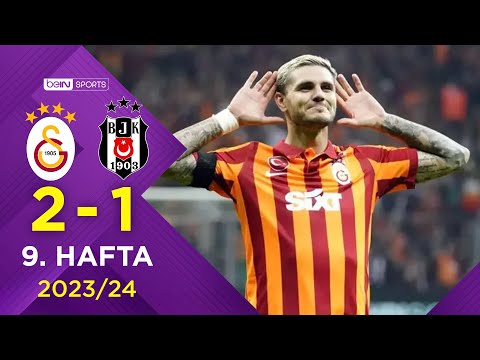 Galatasaray (2-1) Beşiktaş | 9. Hafta - Trendyol Süper Lig 2023/2024