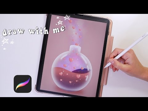 Love Potion | Drawing on iPad with Procreate