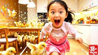 【斗罗大陆】家里出现了一群什么东西？吓的小舞和老六屁滚尿流#搞笑#小鸡#斗罗大陆#舞桐