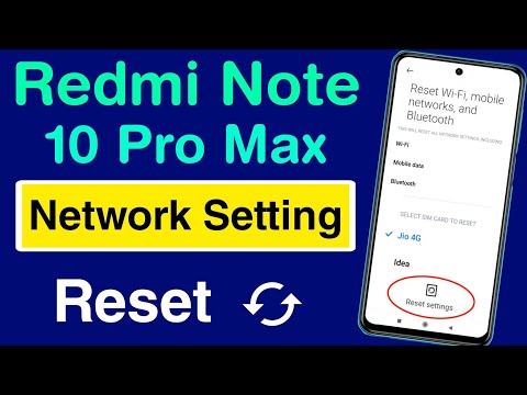 How to Reset Network Settings in Redmi Note 10 Pro Max | Redmi Note 10Pro Max Network Settings Reset