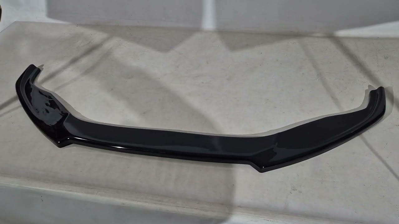 Передний лип-спойлер DPT V-2 (для S-Line, 2011-2015) (черный глянец) Video 1