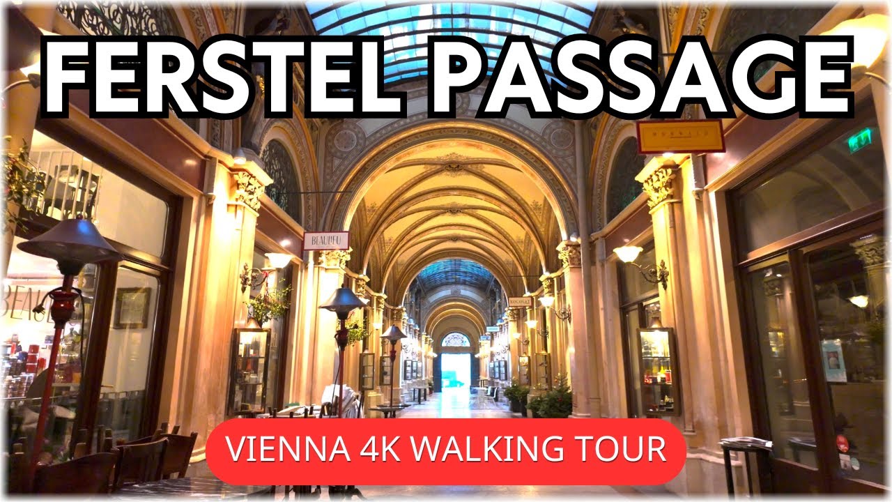 Embark on a walking tour across Ferstel Passage.