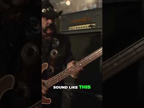Lemmy On His Powerful Bass Tone #shorts #rockmusic