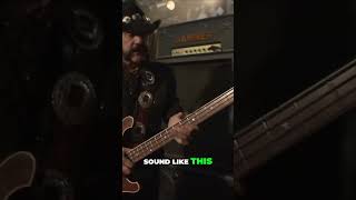 Lemmy On His Powerful Bass Tone #shorts #rockmusic