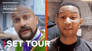 Jingle Jangle's John Legend & Keegan-Michael Key Take You on a Set Tour | Netflix