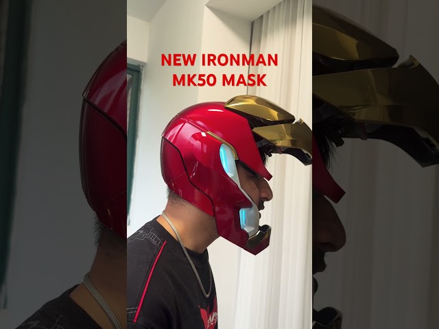 Vídeo relacionado con Iron Man Casco Eléctrico,1:1 Máscara De Casco con Apertura Y Cierre Automáticos Usable,MK5 Control Táctil De Varias Piezas Y Control De Voz En Inglés Coleccionables One Size A