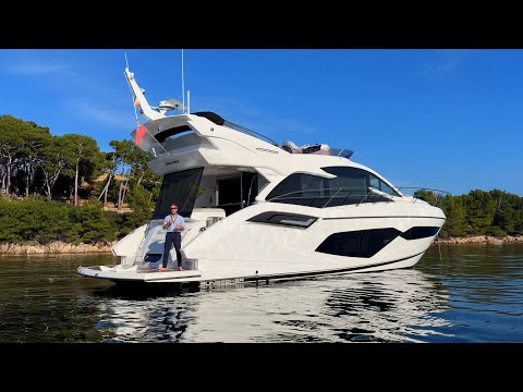 🚤 Sunseeker Manhattan 55 “Knot Nauti” | Full Yacht Tour & Walkthrough | Luxury Flybridge Motor Yacht
