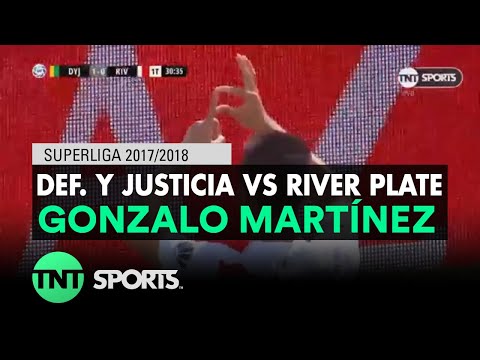 Gonzalo Martínez (1-1) Def. y Justicia vs River Plate | Fecha 21 - Superliga Argentina 2017/2018