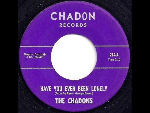 Chad Allen - HAVE YOU EVER BEEN LONELY (Gold Star Studio)  (1963)