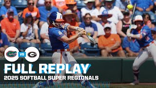 Florida vs. Georgia: 2025 NCAA softball super regionals Game 1 | FULL REPLAY