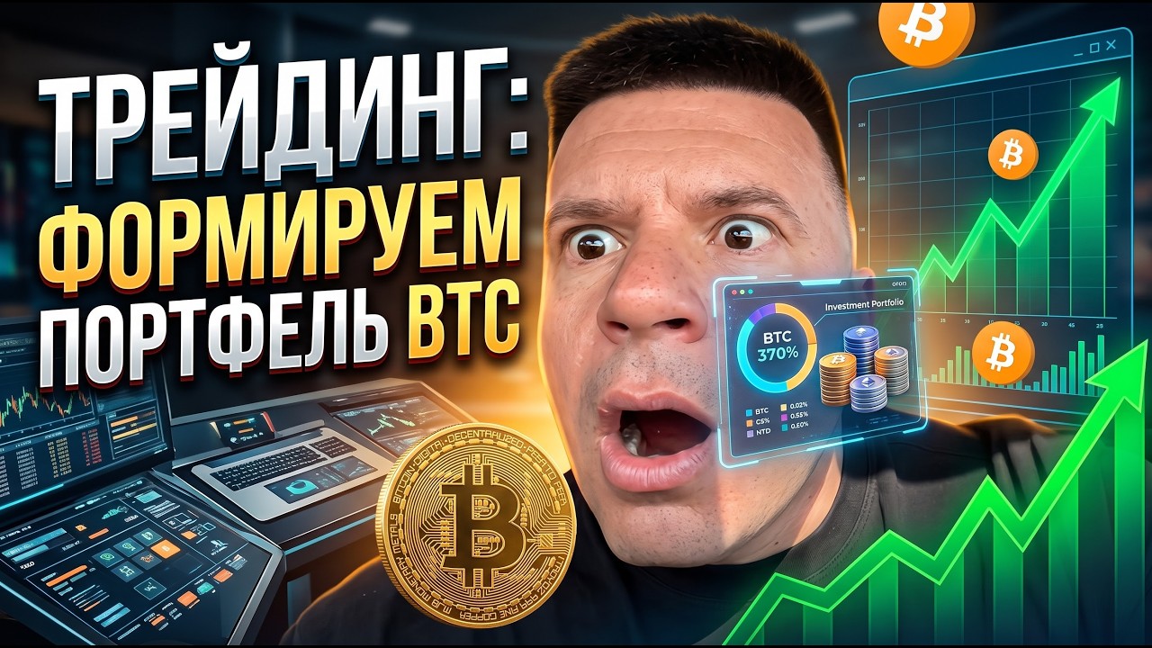 Трейдинг разбираем портфель ⚠️ #btc